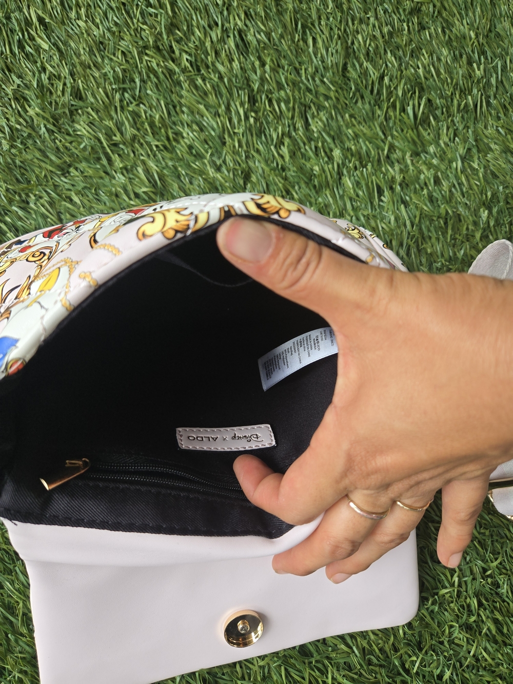 Disney x ALDO 100th Anniversary Pink Crossbody Bag - Mickey & Friends (No Pouch) - Picture 5 of 5